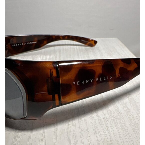 Perry Ellis Sunwear Tortoise Shell Womens Sunglasses With Dark Lenses - Picture 3 of 9